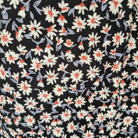 Y2K Jonathan Martin Black Floral Spaghetti Strap Midi Dress - Picture 4 of 5